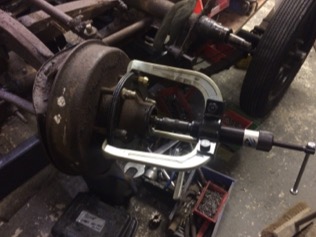 Hydraulic Extractor set up