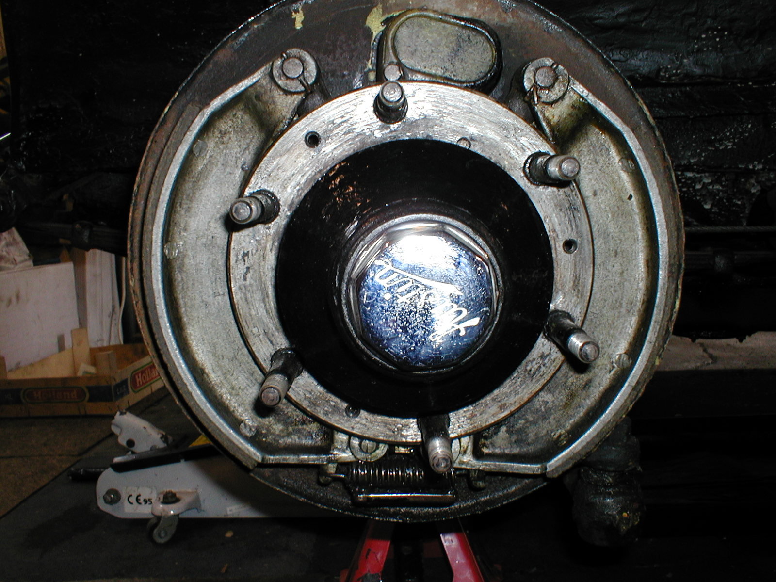 A front brake assy before stripping down.JPG